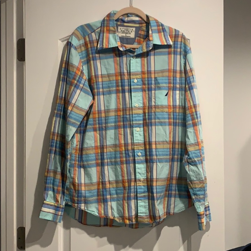 Nautical button down size large men’s